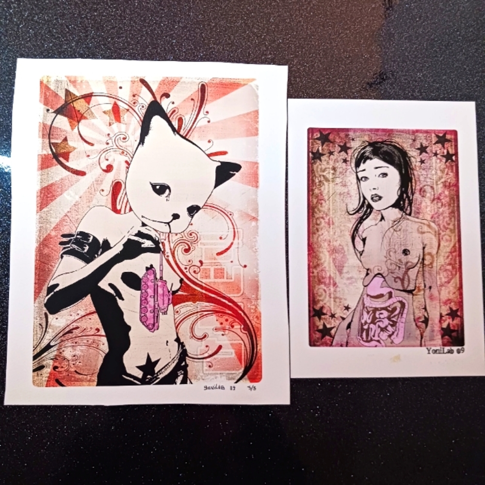 Set of 2 YoniLab Art Prints.